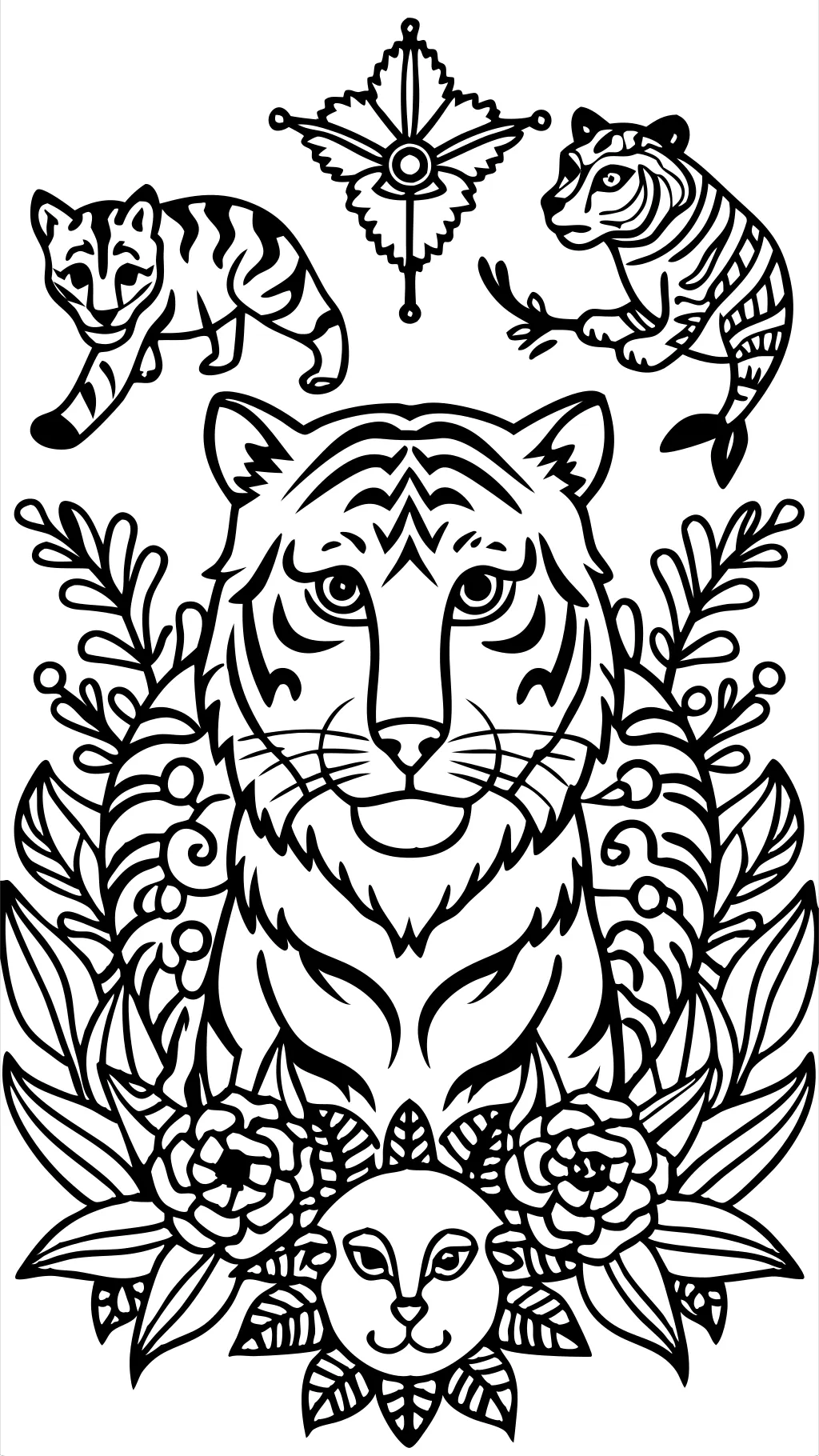 printable coloring pages for adults animals